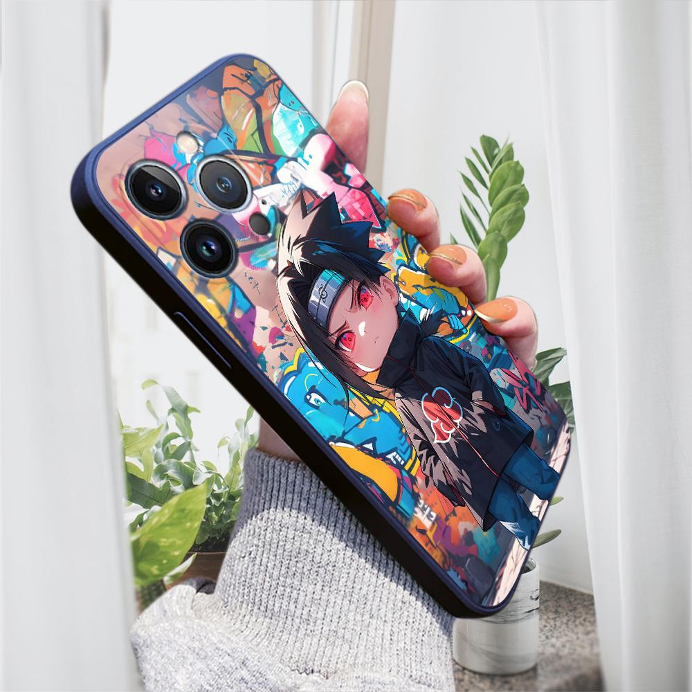 Popular Anime Phone Case for iPhone 15 14 13 12 11 Samsung Galaxy A12 A52 S24 S23 Xiaomi POCO Redmi Soft Square Liquid Silicone Cover