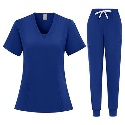 Unisex rychleschnoucí zubní operační plášť - Sada uniform pro zdravotní sestru/kosmetičku