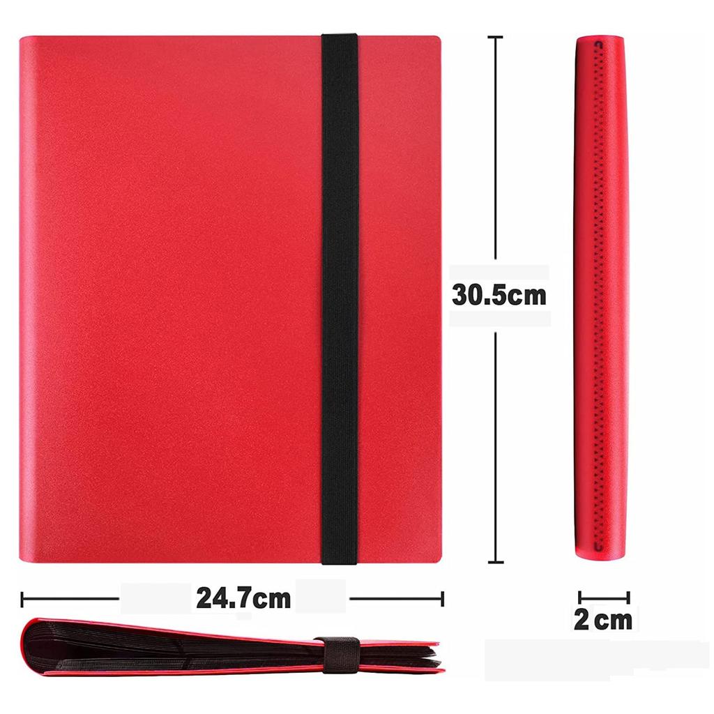 Kolekcja Kart Karta Kolekcjonerska Mieści 360 Dużych Kart Zawiera Bezpieczny Materiał PP Plik, Plik, Segregator, Wzór z 9 Kieszeniami, Karty, Pojemność, Plik Dwustronny,