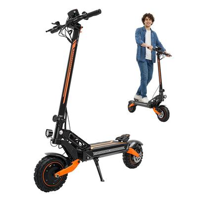 IScooter W12 70KM/H Elektroroller Dual-Antrieb 3000W Motor 52V25AH 11" Offroad-Reifen Faltbar Scheibenbremsen E-Scooter