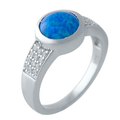 Silver Ring with Opal 0.793ct (2024071)