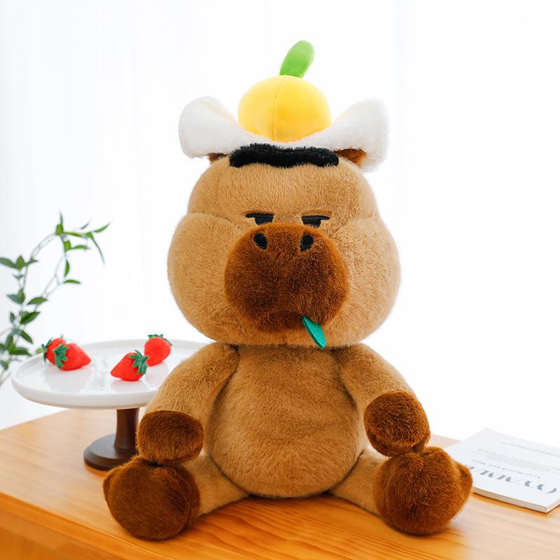 

Toy Plush Capybara Cartoon Stuffed Doll Throw Pillow Decoration Children Gift 30cm/11.81in