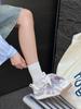 ~ Mesh breathable big head women's summer little white shoes casual platform shoes