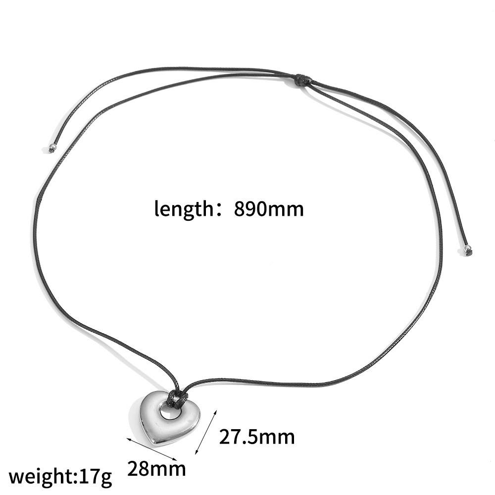 

Geometric Stainless Steel Pendant Necklace With Pvd Coating For Trendy Women Accessory TN3659S