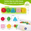 Silicone Color Sorting Stacking Toys Early Education Matching Toy Preschool Development