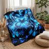 Floral Pig with Butterflies Theme blanket Lightweight Warm Flannel Blanket Decorative Throw Blanket for Home Decoration