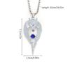 Wolf Pendant Necklace Luminous Animal Sweater Chain Long Necklace Glow In the Dark Jewelry Gift for Women Men Teens