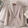 2023 Autumn/Winter Korean Style Petite Women's High-End Casual Blazer Jacket
