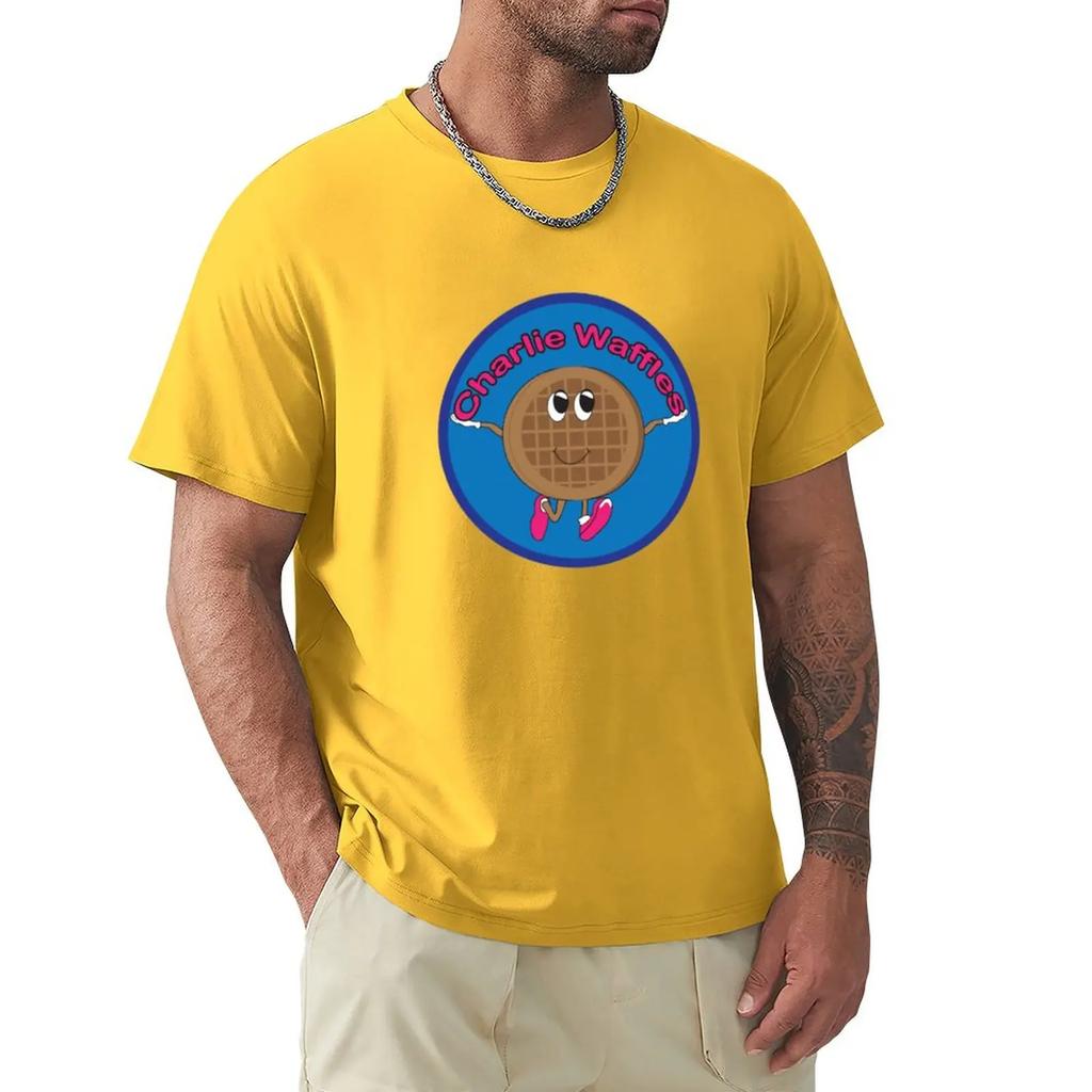 Charlie Waffles TShirt Plus Size Tops Cute Clothes Cute Tops Mens Graphic Tshirts Funny