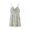 2025 Spring Women's European and American Style Printed Sling Dress