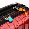 6Pcs Suitcase Lock Small Strong Padlock With 2 Key Travel Tiny Suitcase Anti-Theft Lock Drawer Diary Colored Plastic Case Lock
