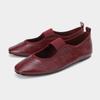 Casual Women Mary Jane Shoes Comfort Shallow Soft Leather Elastic Band Design Simple Female Footwear Ballet Style Flats