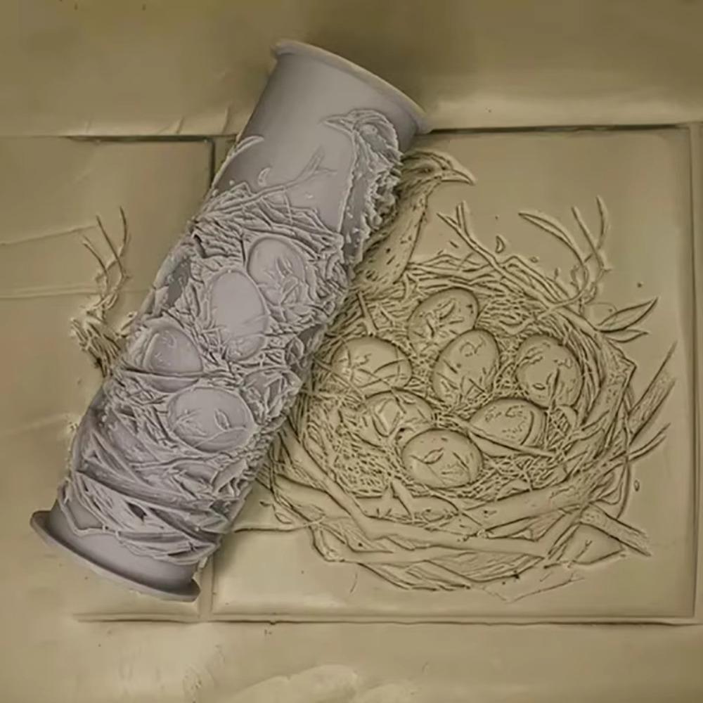 

Pottery Tools 3D Printed Clay Texture Rollers Pottery Clay A1