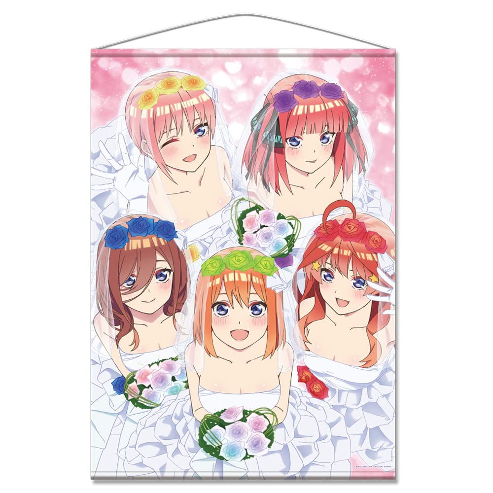 

The Quintessential Quintuplets movie B1 Tapestry C Nino Miku Yotsuba Itsuki wedding [Ichika & & & & ver.]
