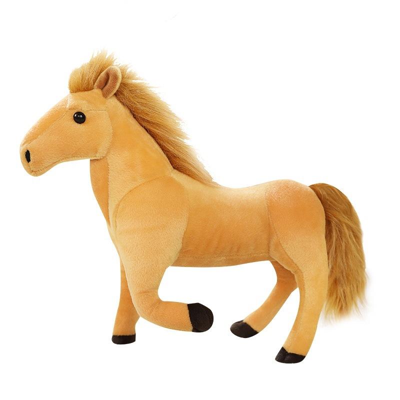 Pony Doll Plush Toy Simulation Animal Doll Horse Children Amazon Ornament Wholesale Sweaty Horse Gift