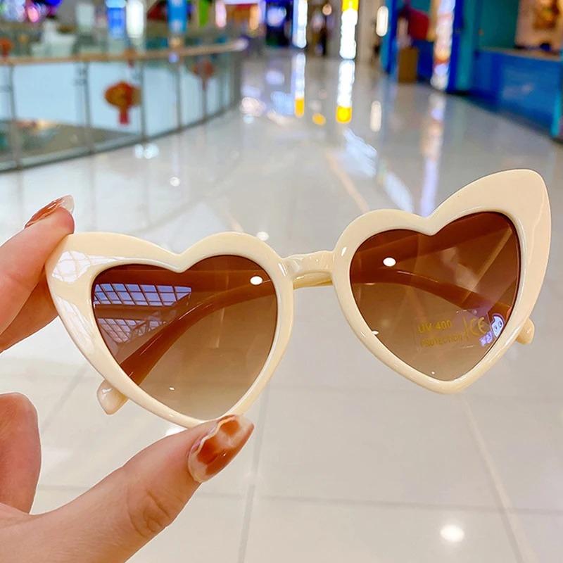 Kids Sunglasses Cartoon Heart Sunflower Sunglasses Girls Boy Children Outdoor Round UV400 Sun Glasses Kids Sunglasses