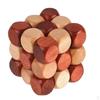 Kongming Luban Wooden Lock Puzzle Toy Cube 4.5cm