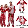 Luxurious Christmas Family Matching Clothes With Adorable Fox Design And Unisex Pajamas Set