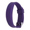 Vibrating Alarm Reminder USB Charging Watch LED Fitness   for Cal Fit Sleep Purple