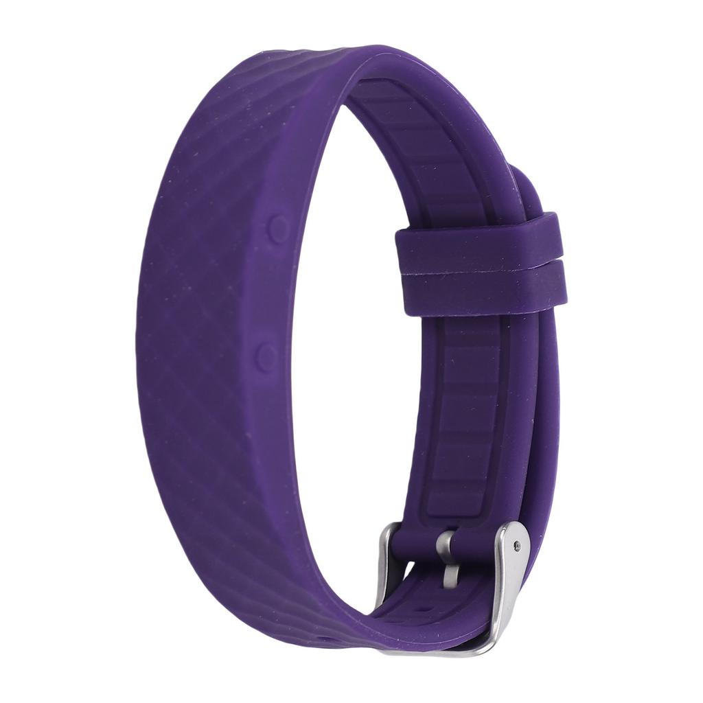 Vibrating Alarm Reminder USB Charging Watch LED Fitness   for Cal Fit Sleep Purple