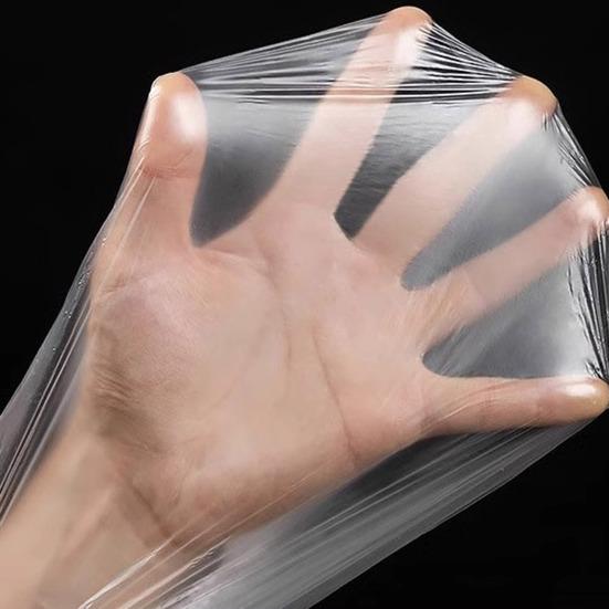 30 Stück Haushaltsgerät Staubschutz Klar Verdickt PE Gummiband Einweg Küche