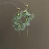 Organza Flower Earrings Sweet Yarn Mesh Earrings Fashion Long Tassel Earrings  Women