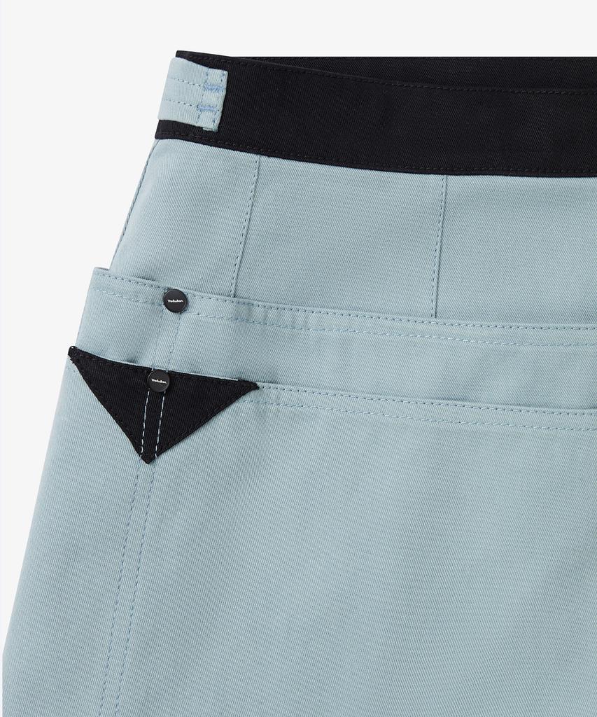 Holluba Trail Split Short Skirt Sky Blue