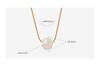 Exquisite Minimalist Freshwater Pearl Pendant Necklace, 18K Gold-Plated Titanium Steel Clavicle Chain