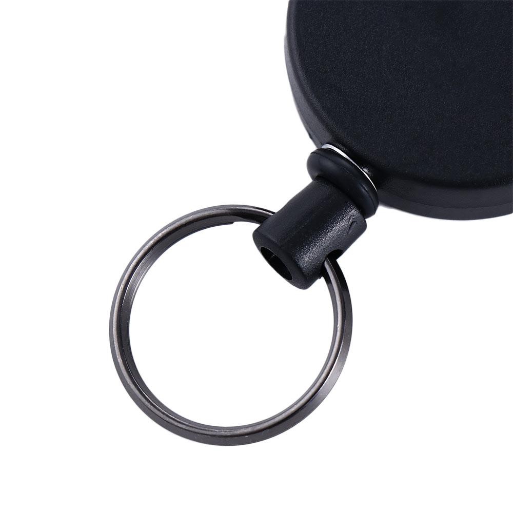 Card Retractable Office Supplies Pull Opener Key Ring Clips Keychain Badge Holder Clip Badge Reel