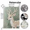 Pearl Painting Kit Deer Forest Theme Handmade DIY Home Decoration Painting