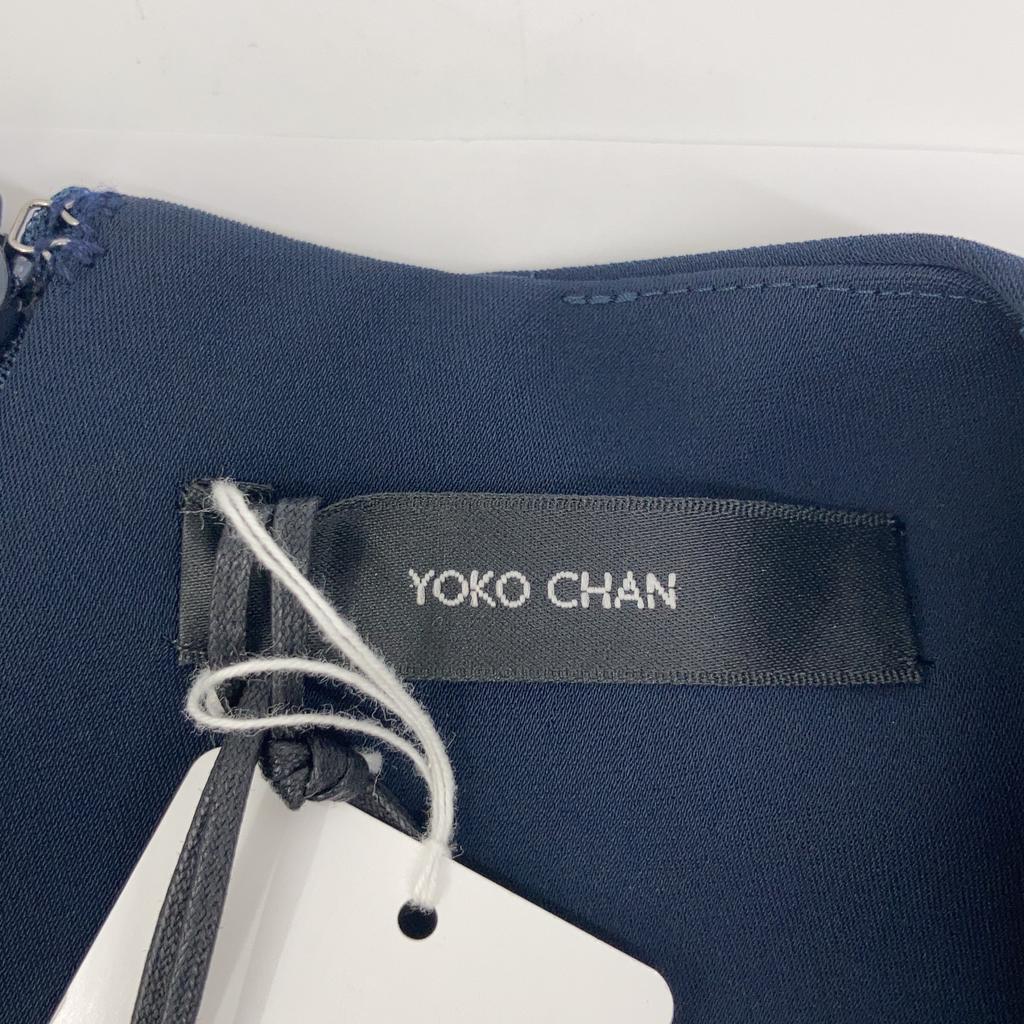 YOKOCHAN YCD-623-888 23rd year Navy Slit Line Dress dress 36 NavyUsed