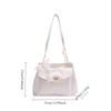 Versatile Large Capacity Bag for Women, 2026 New Trendy Korean Versi Tote Bag, Fashiable Solid Color Chain Crossbody Bags