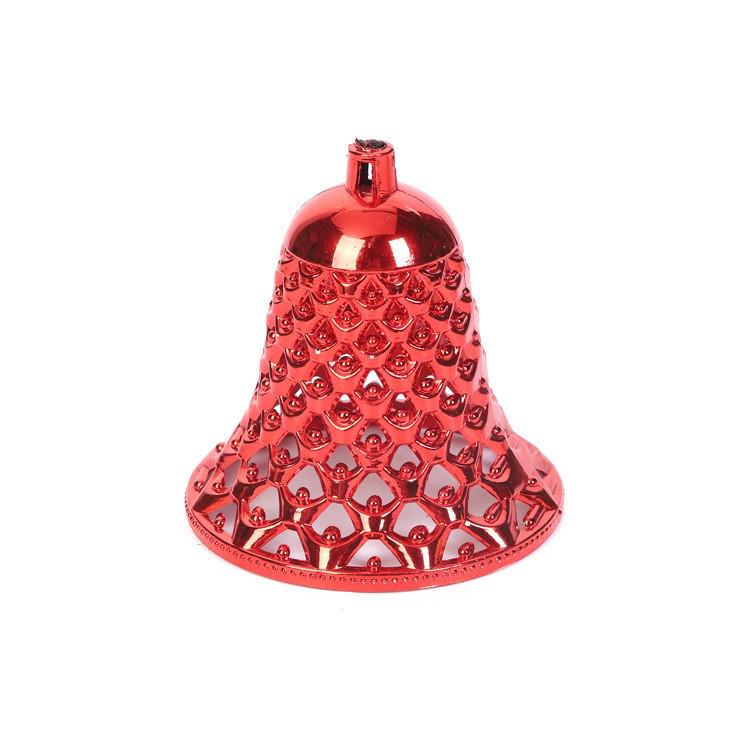 Hot Selling Christmas Tree Yuanbao Jingle Bell Decorations - Hollowed-Out Bell Pendants