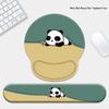 Pandabären-Junges Handgelenkauflage Mauspads & Tastaturstütze Set