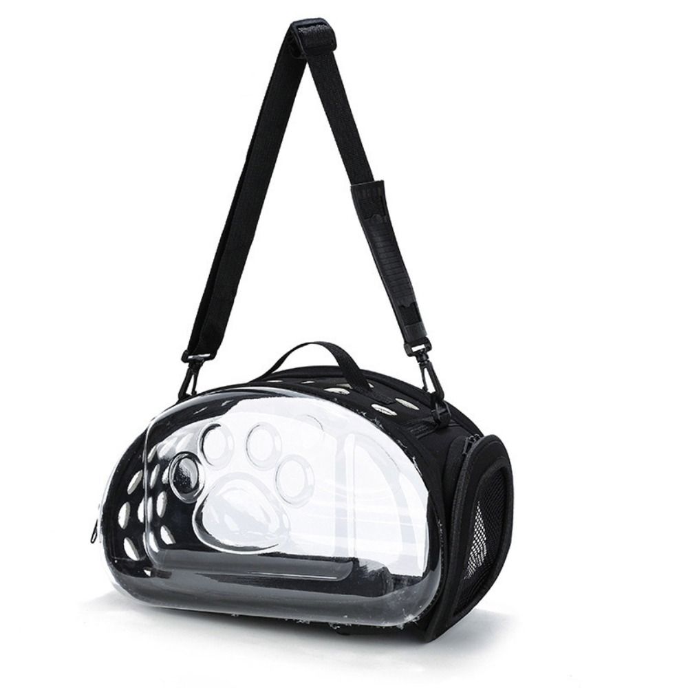 Foldable Cat Backpack Portable Pet Outing Bag Small Dog Transparent Pet Bag  Outdoor Travel