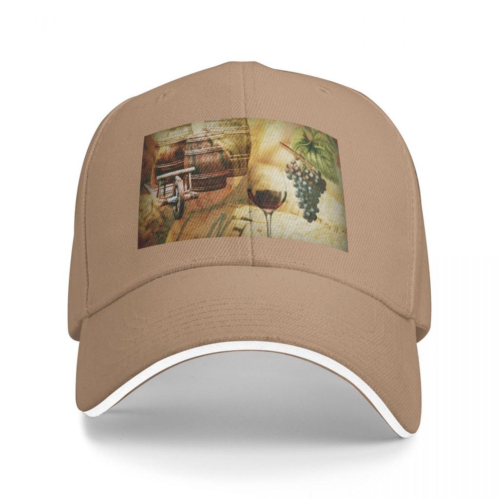 From Grapes To Wine Baseball Cap Beach Outing Custom Hat Boy Womens