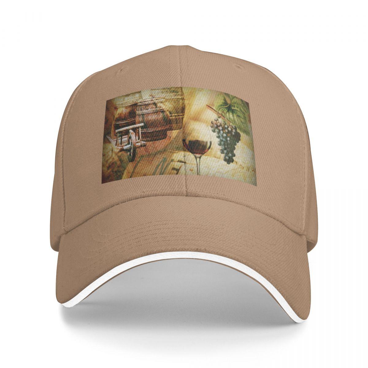 

From Grapes To Wine Baseball Cap Beach Outing custom Hat Boy Womens