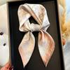 70 Silk Scarf: High-End Korean Style, Versatile Professional Imitation Silk, Retro Printed Women's Scarf
