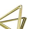 24Pcs Metal Card Holders Triangle Shape Golden Note Holders Table Name Card Clips for Wedding Party Wedding Reception Table Decor