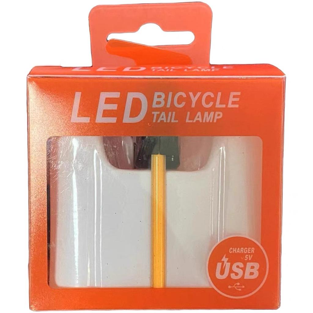LED Bike Tail Light Cycling Bicycle Front Rear Light Set Bike USB Charge Headlight Light MTB Waterproof Taillight LED Lantern