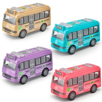 Kinder Trägheitsauto Cartoon Bus Schulbus Modell Spielzeug für Kinder Jungen Geschenk