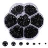 500Pcs Doll Making Eyes 3-12mm Reusable Plastic Button Crafts Safety Eyes for Bear Soft Toy Stuffed Animal Doll DIY Accessories