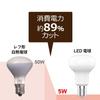 Styled LED Bulbs, 2-Pack, E17 Base, Dimmable, Warm White, 50W Equivalent, Reflector Type, Suitable for Enclosed Fixtures, HDR5D17L2