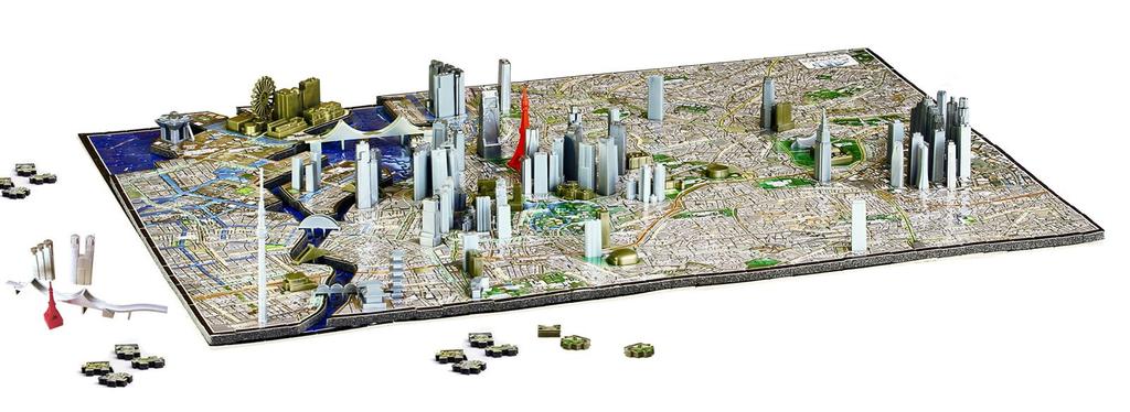 4D Cityscape Tokyo Time Puzzle 40035 Direct from Japan