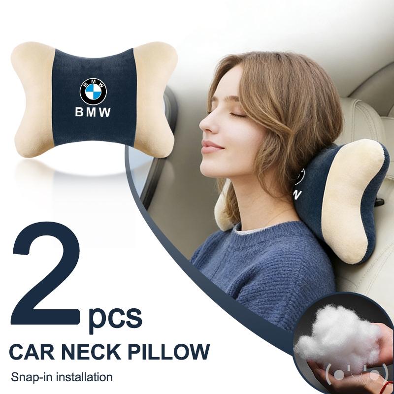 Car Headrest Memory Cotton Cervical Spine Protection Pillow Sticker For Bmw M E46 E90 F20 E39 E91 E87 E60 E93 F10 E83 E61 X1 X3 CZXU9