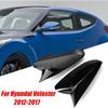 1Pair Side Mirror Cover Rear View Mirror Cover Trim For Hyundai Veloster 2012 2013 2014 2015 2016 2017 Gloss Black