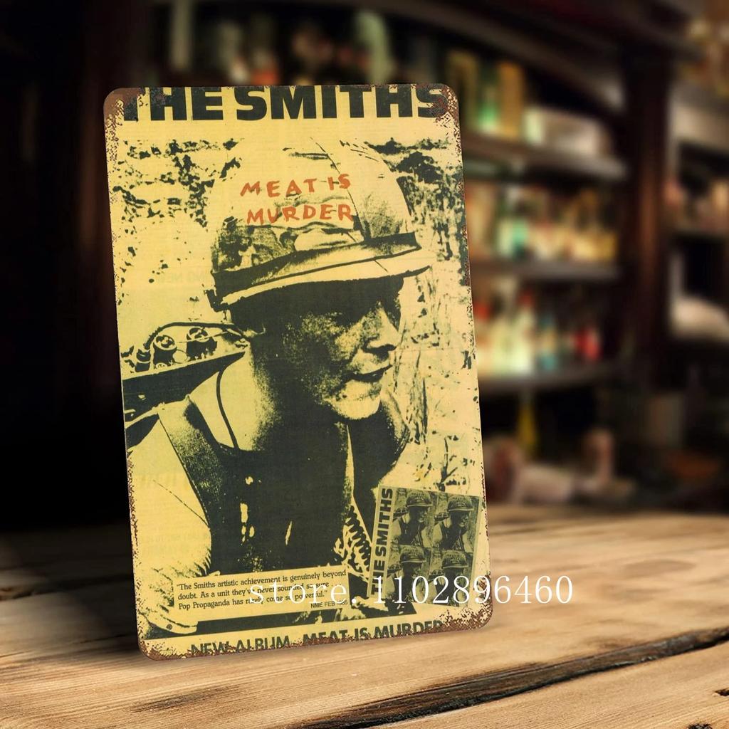 The smiths Metallschilder & Schilder Wanddeko Vintage Blechschilder Captain Metall Poster Deko für Bar Pub Club Wanddekoration