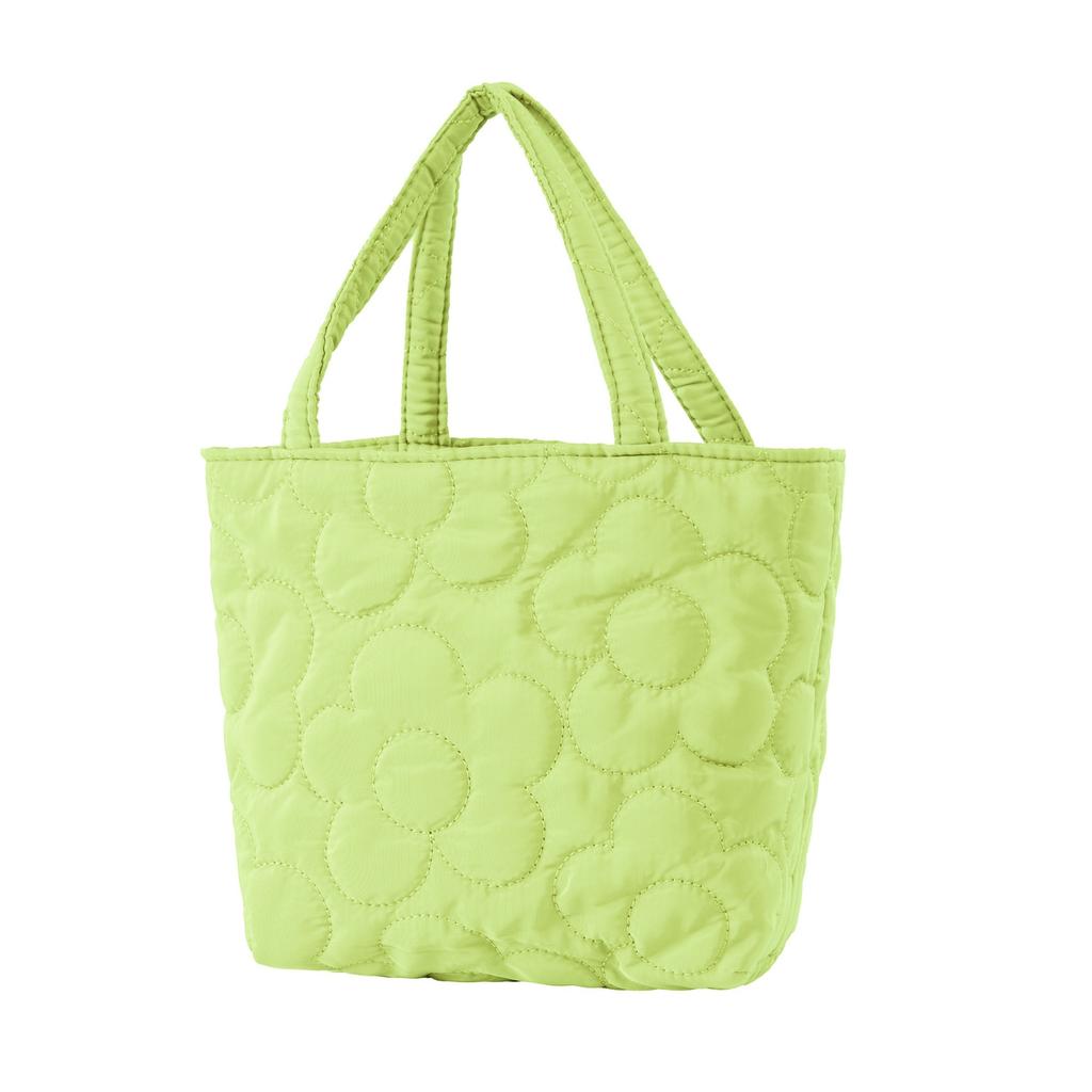 Borsa a mano Autunno e Inverno da Donna a Spalla Singola Trapuntata a Fiori in Cotone Borsa a Mano Casual Moda Cotone Pieghettato Borsa a Nuvola