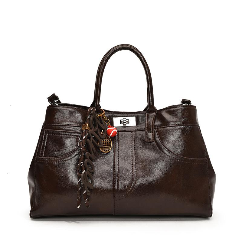 

Сумка Жіноча Великої місткості Нова Повсякденна Сумка через плече Месенджер Універсальна Портативна Сумка-тоут для поїздок на роботу no pendant