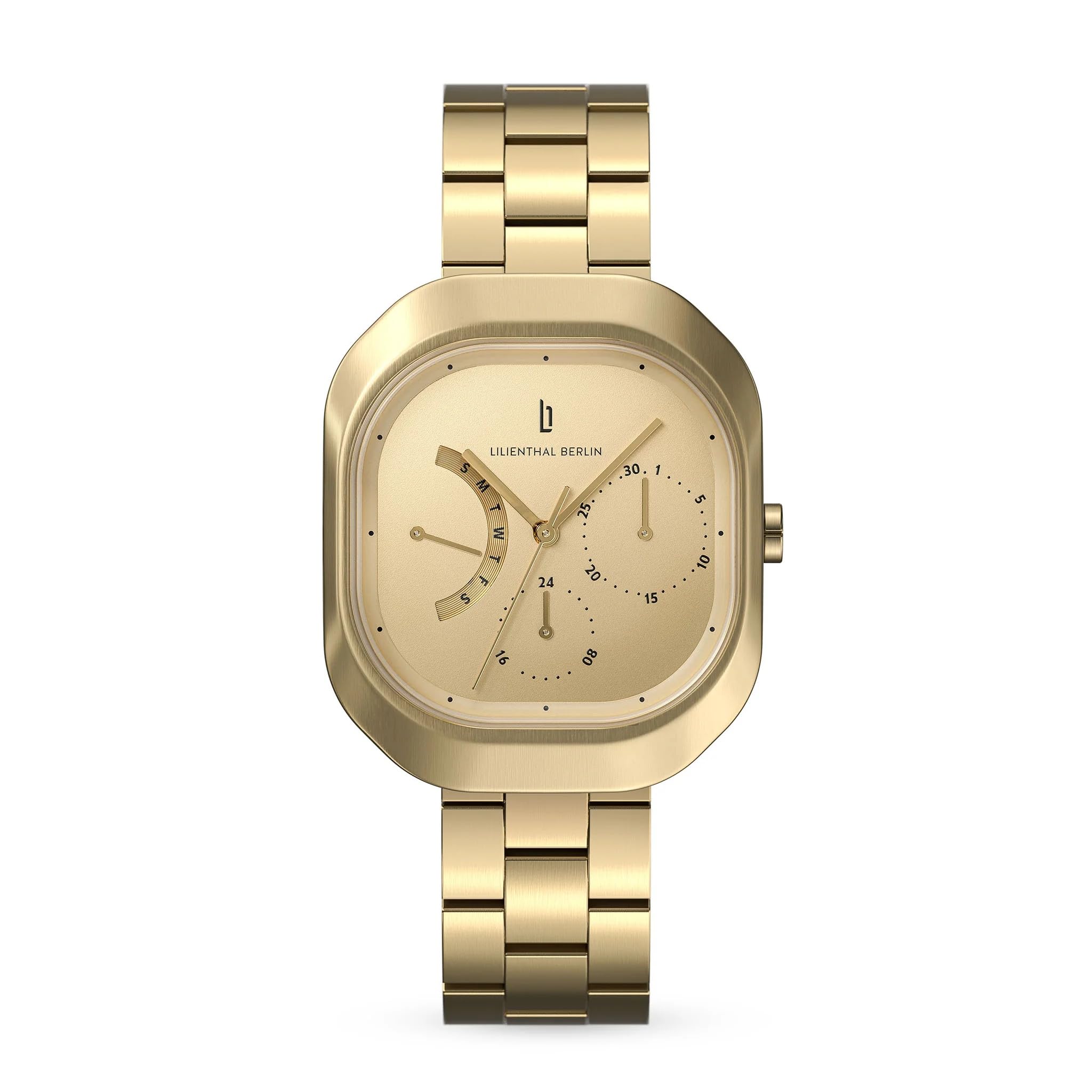 Многофункциональные часы Lilienthal Berlin, Сделано в [Lilienthal Berlin], Германия, M1-002-SB040BB золотой